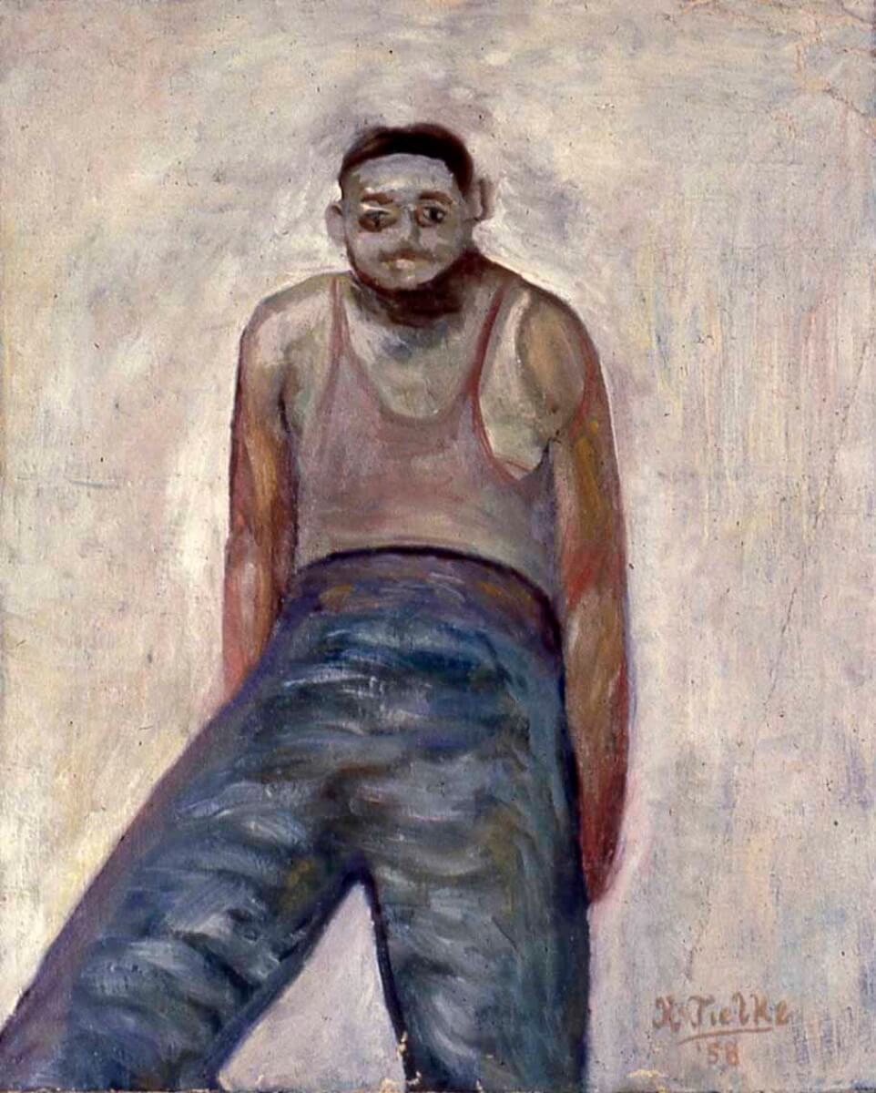 Geraldo with green pants
