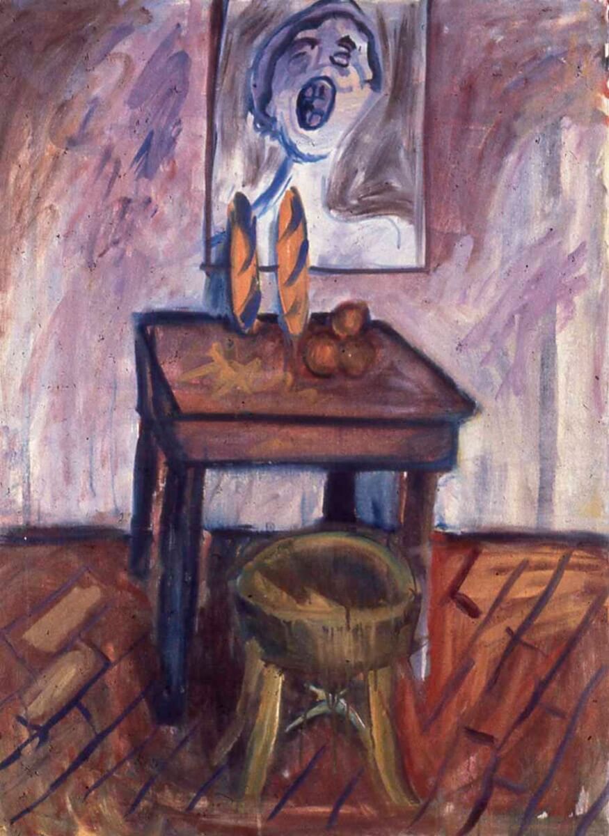 Table with bread